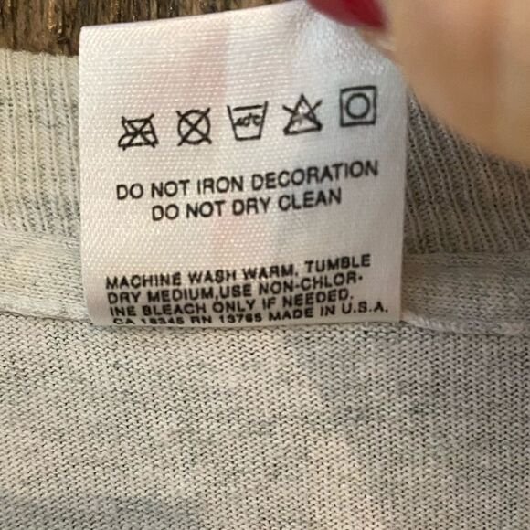 Fruit of the Loom Left Coast Single Stitch XL 1988 Gray Sailboat Cotton T-shirt - Picture 9 of 13